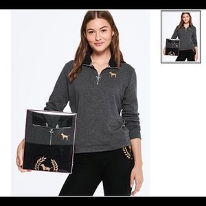 VS PINK Half-Zip & Legging Set